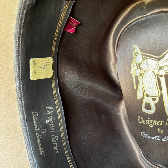 Vintage 1970s Cowboy Hat - Size 7 - Excellent Condition - Rare Find - Picture 7 of 8